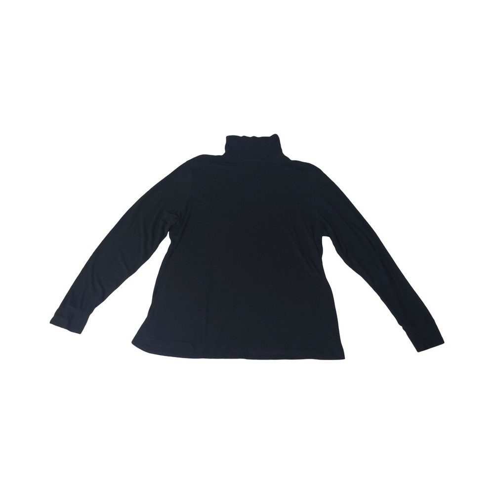 Warm Essentials by Cuddl Duds Black Turtleneck Long Sleeve Top XXL Stretch Base